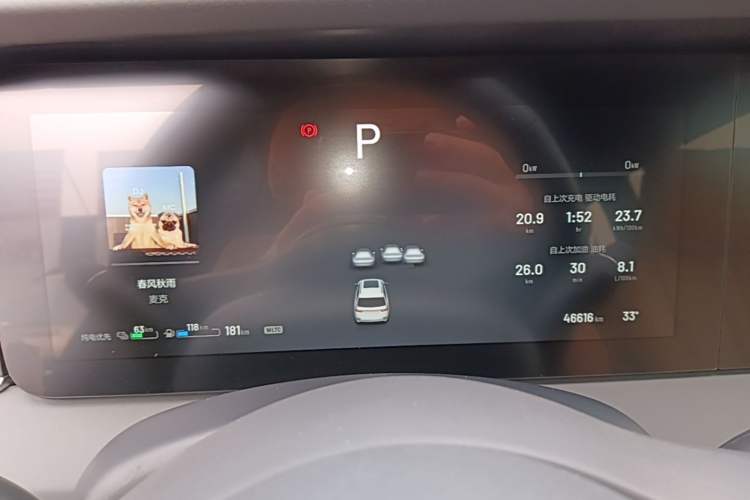 Used Li Auto ONE 2020 Extended-Range 6-Seater Version Instrument Cluster