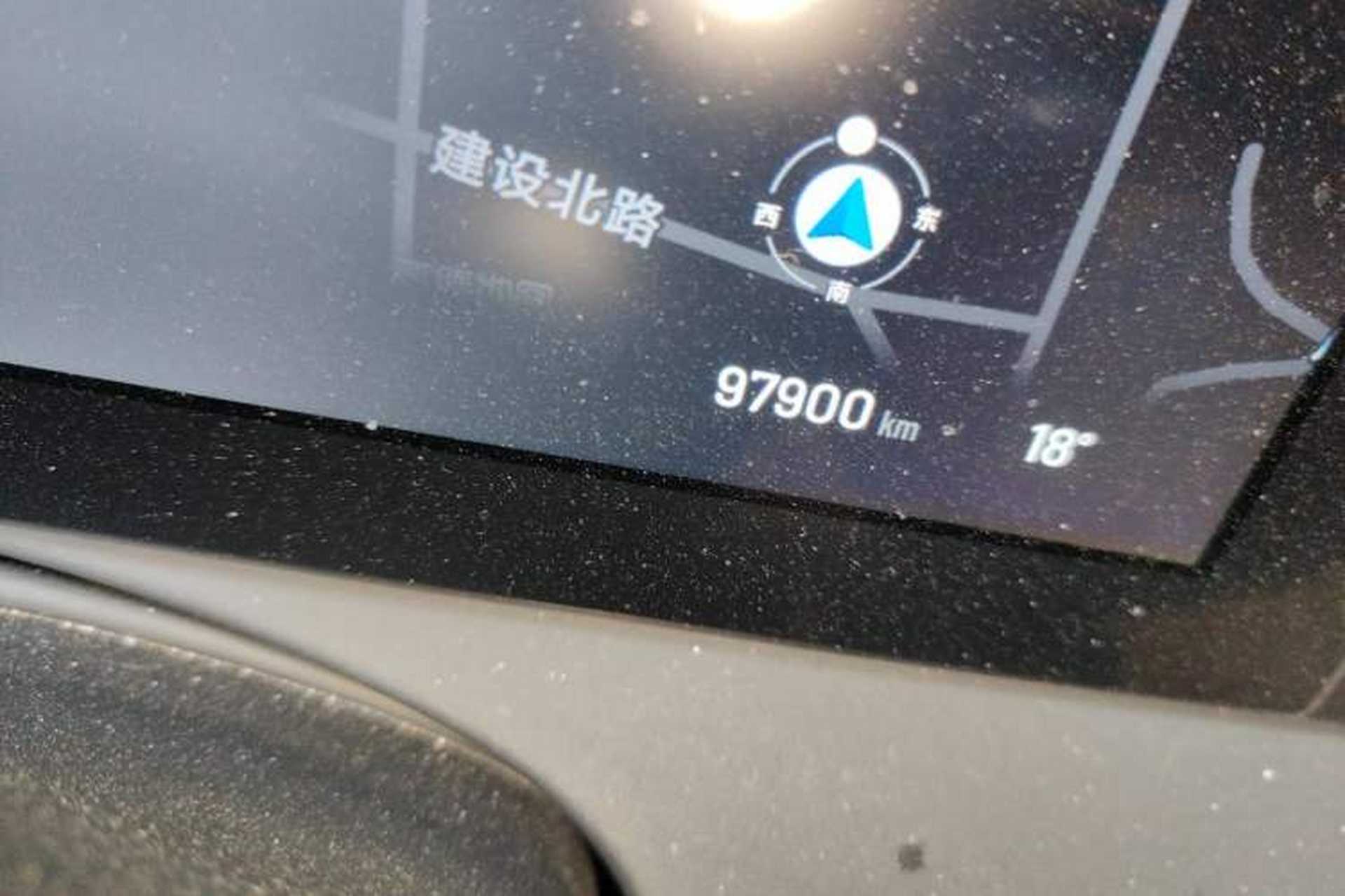 Used Li Auto ONE 2020 Extended-Range 6-Seater Version Odometer Close Up