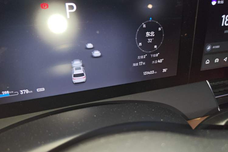 Used Li Auto ONE 2020 Extended-Range 6-Seater Version Odometer Close Up