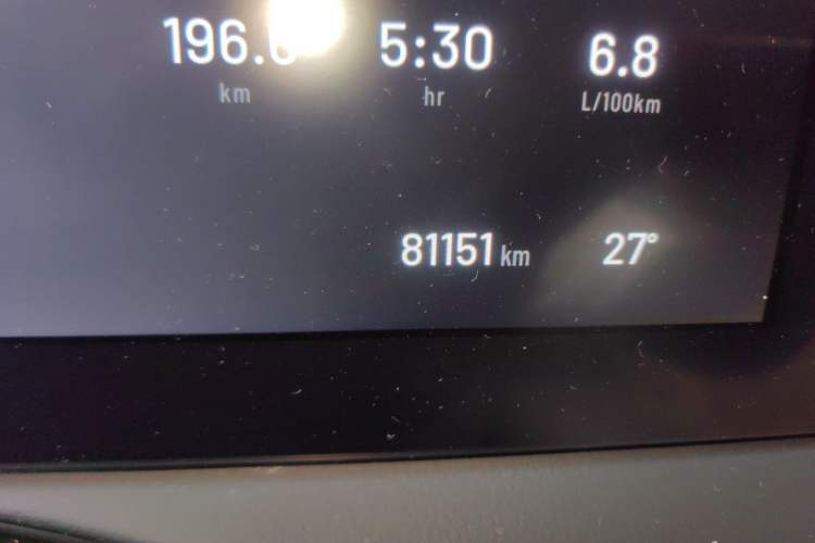 Used Li Auto ONE 2020 Extended-Range 6-Seater Version Odometer Close Up