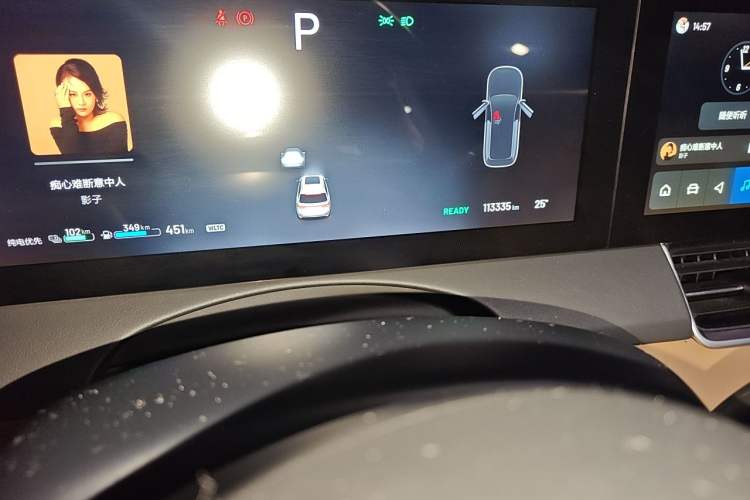 Used Li Auto ONE 2020 Extended-Range 6-Seater Version Odometer Close Up