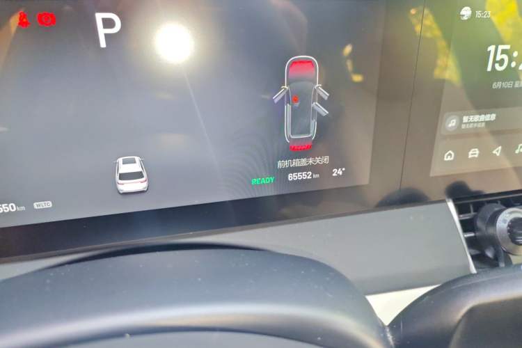 Used Li Auto ONE 2020 Extended-Range 6-Seater Version Odometer Close Up