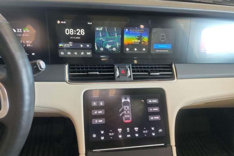 Used Li Auto ONE 2020 Extended-Range 6-Seater Version Audio And AC Panel
