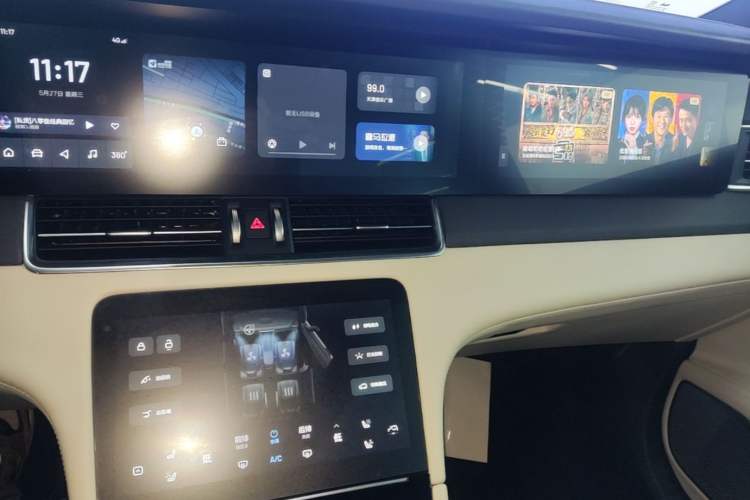 Used Li Auto ONE 2020 Extended-Range 6-Seater Version Audio And AC Panel