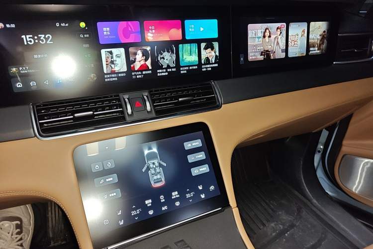 Used Li Auto ONE 2020 Extended-Range 6-Seater Version Audio And AC Panel