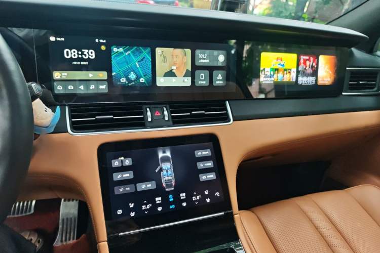Used Li Auto ONE 2020 Extended-Range 6-Seater Version Audio And AC Panel