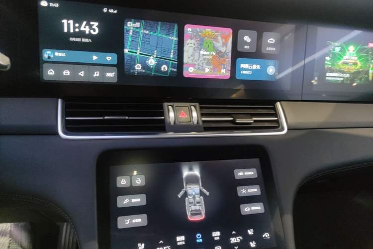 Used Li Auto ONE 2020 Extended-Range 6-Seater Version Audio And AC Panel
