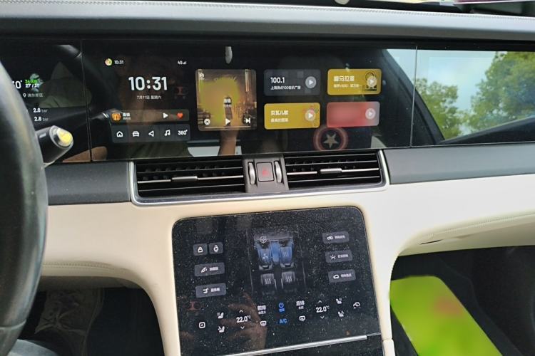 Used Li Auto ONE 2020 Extended-Range 6-Seater Version Audio And AC Panel