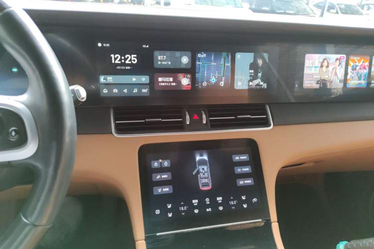 Used Li Auto ONE 2020 Range-Extended 7-Seater Version Audio And AC Panel