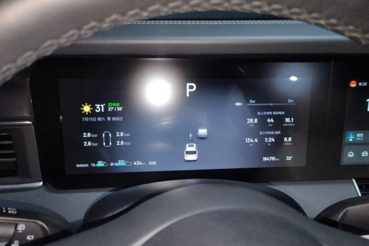 Used Li Auto ONE 2020 Extended-Range 6-Seater Version Instrument Cluster
