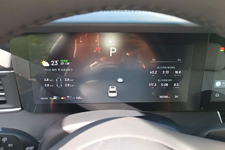 Used Li Auto ONE 2020 Extended-Range 6-Seater Version Instrument Cluster