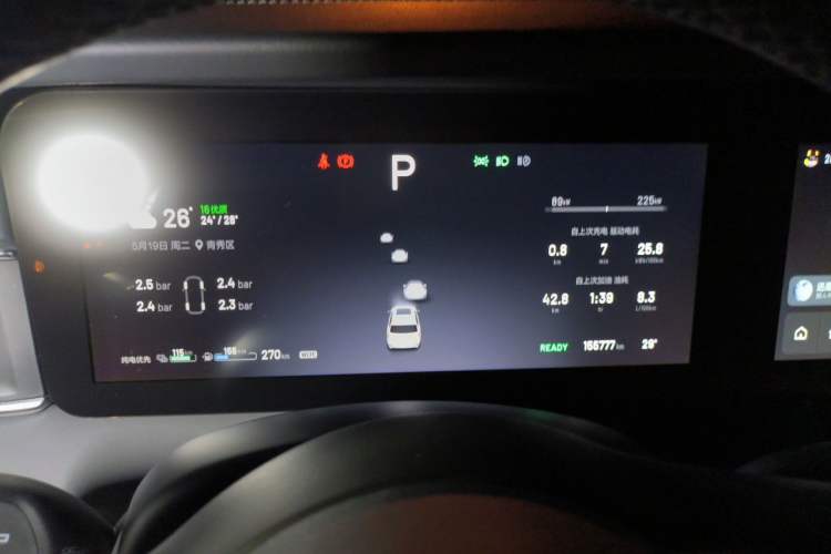Used Li Auto ONE 2020 Extended-Range 6-Seater Version Instrument Cluster