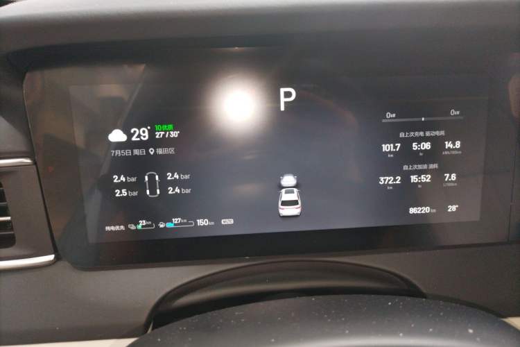 Used Li Auto ONE 2020 Extended-Range 6-Seater Version Instrument Cluster