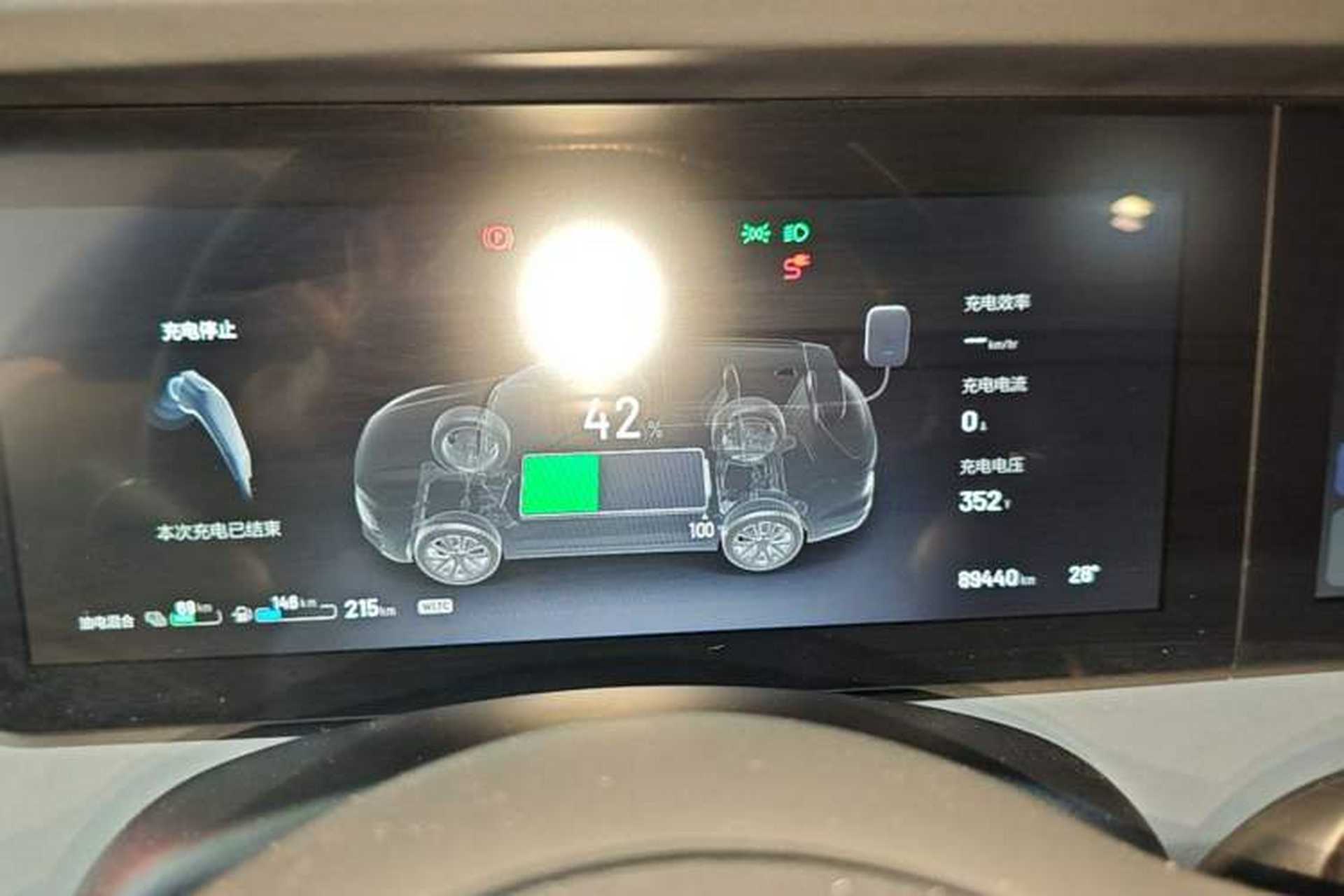 Used Li Auto ONE 2020 Extended-Range 6-Seater Version Instrument Cluster