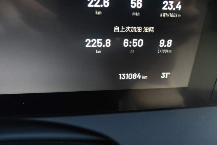 Used Li Auto ONE 2020 Extended-Range 6-Seater Version Odometer Close Up