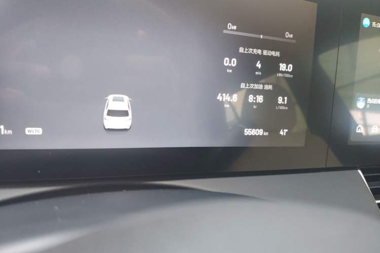 Used Li Auto ONE 2020 Extended-Range 6-Seater Version Odometer Close Up