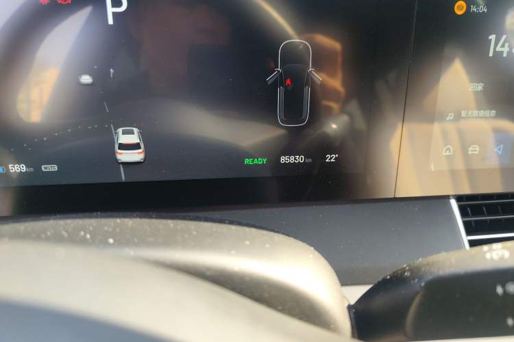 Used Li Auto ONE 2020 Extended-Range 6-Seater Version Odometer Close Up