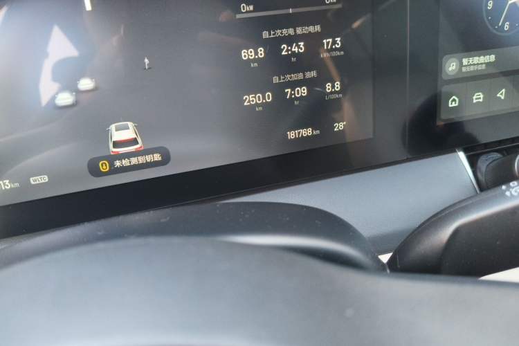 Used Li Auto ONE 2020 Extended-Range 6-Seater Version Odometer Close Up