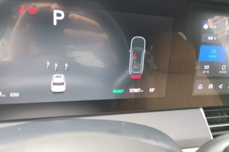 Used Li Auto ONE 2020 Range-Extended 7-Seater Version Odometer Close Up