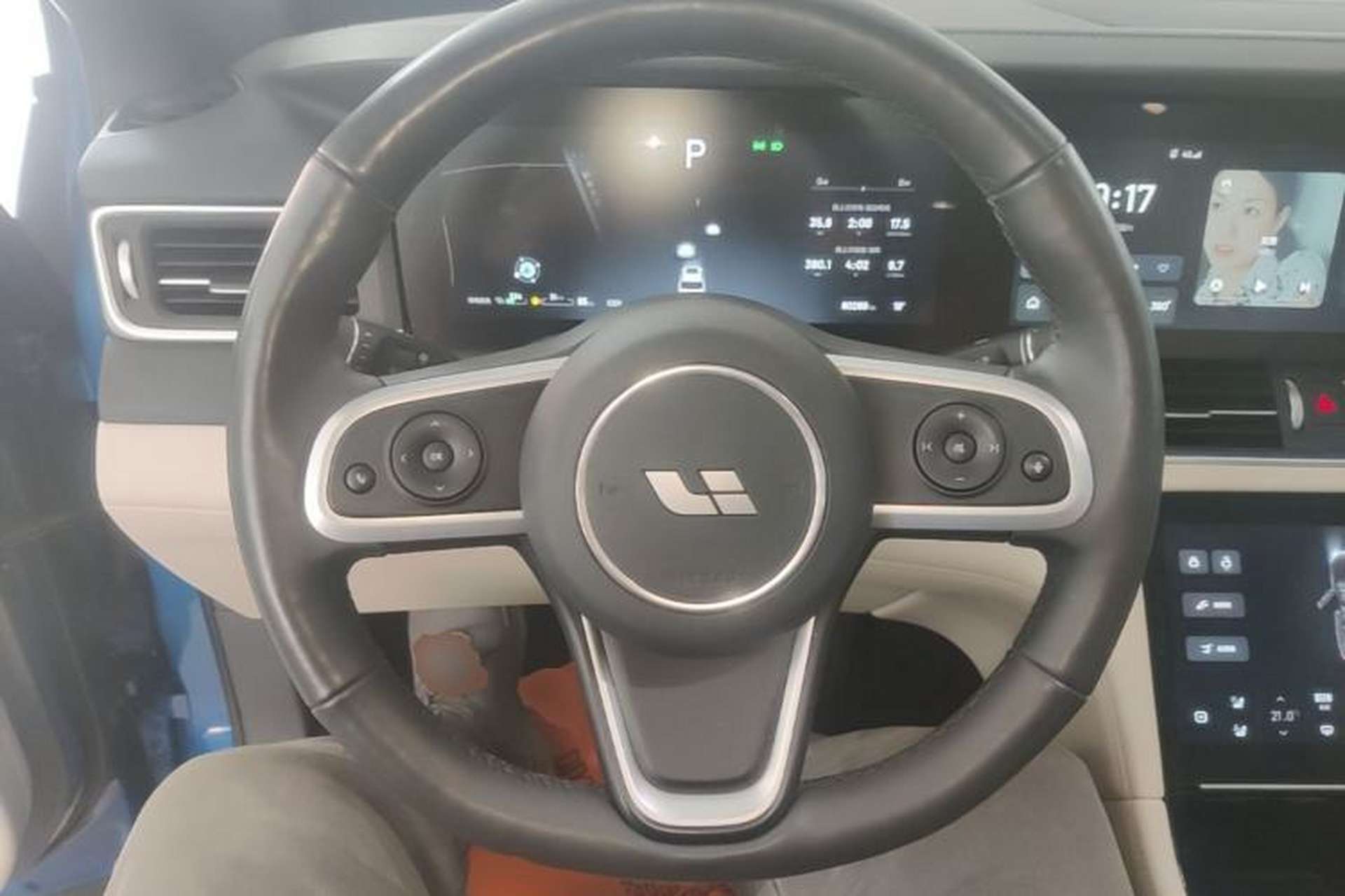 Used Li Auto ONE 2020 Extended-Range 6-Seater Version Steering Wheel