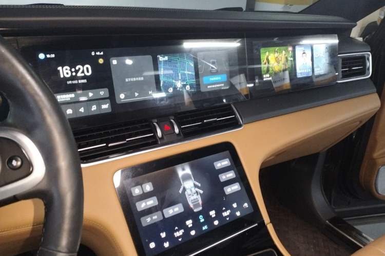 Used Li Auto ONE 2020 Extended-Range 6-Seater Version Audio And AC Panel