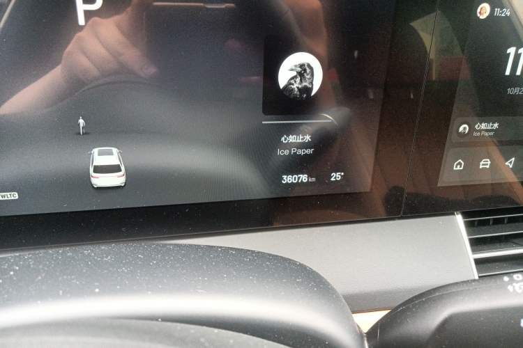 Used Li Auto ONE 2020 Extended-Range 6-Seater Version Odometer Close Up