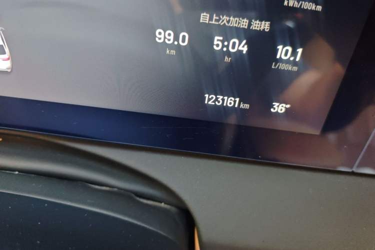 Used Li Auto ONE 2020 Extended-Range 6-Seater Version Odometer Close Up