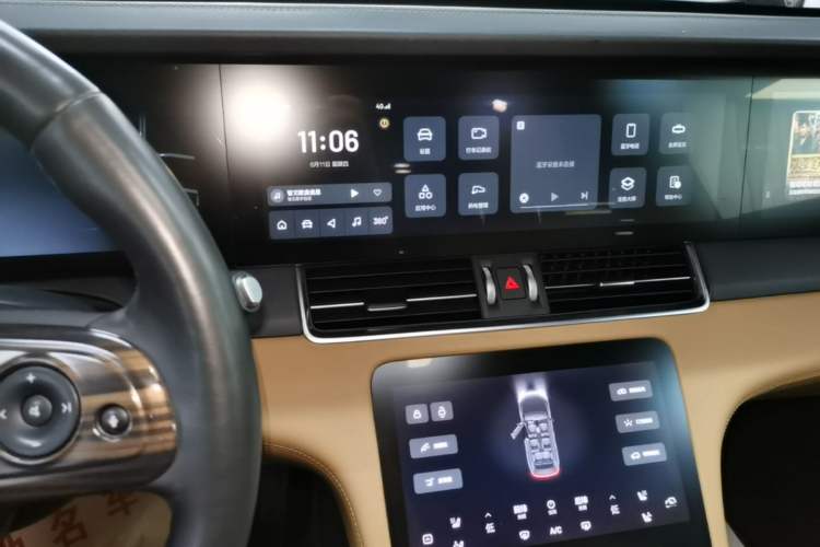 Used Li Auto ONE 2020 Extended-Range 6-Seater Version Audio And AC Panel