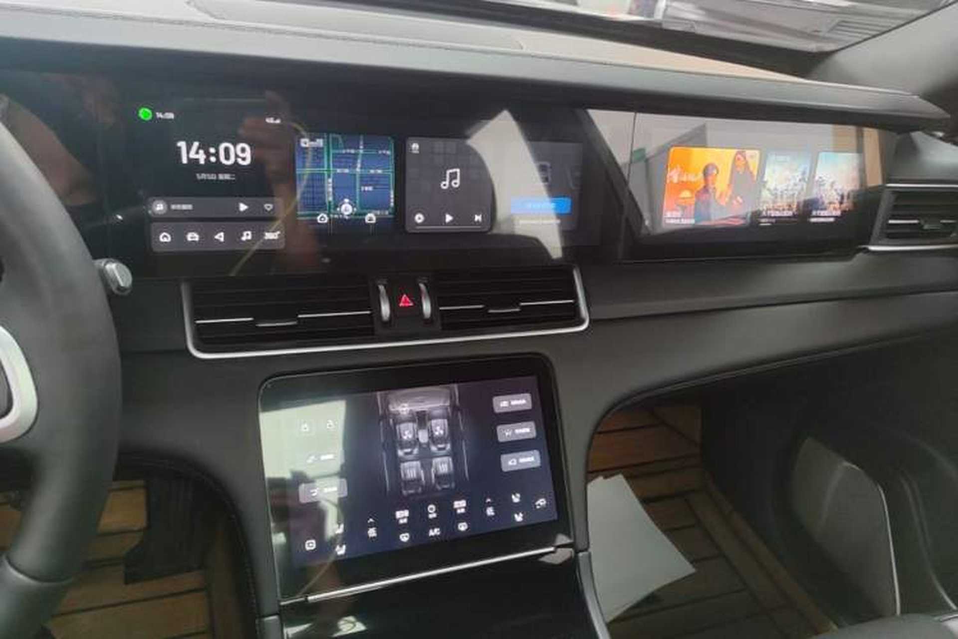 Used Li Auto ONE 2020 Extended-Range 6-Seater Version Audio And AC Panel