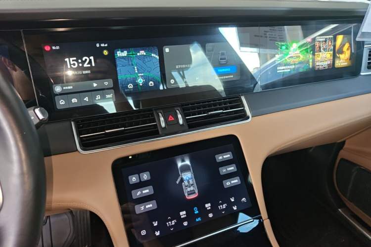 Used Li Auto ONE 2020 Extended-Range 6-Seater Version Audio And AC Panel