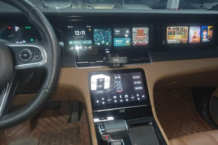 Used Li Auto ONE 2020 Extended-Range 6-Seater Version Audio And AC Panel