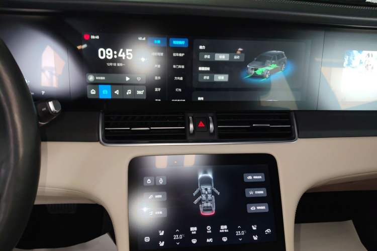 Used Li Auto ONE 2020 Extended-Range 6-Seater Version Audio And AC Panel
