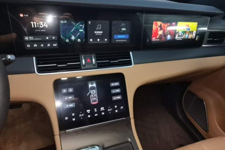Used Li Auto ONE 2020 Extended-Range 6-Seater Version Audio And AC Panel