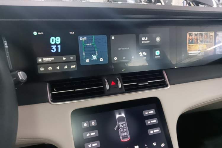 Used Li Auto ONE 2020 Extended-Range 6-Seater Version Audio And AC Panel