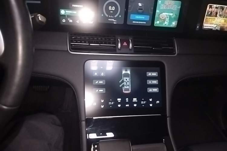 Used Li Auto ONE 2020 Extended-Range 6-Seater Version Audio And AC Panel