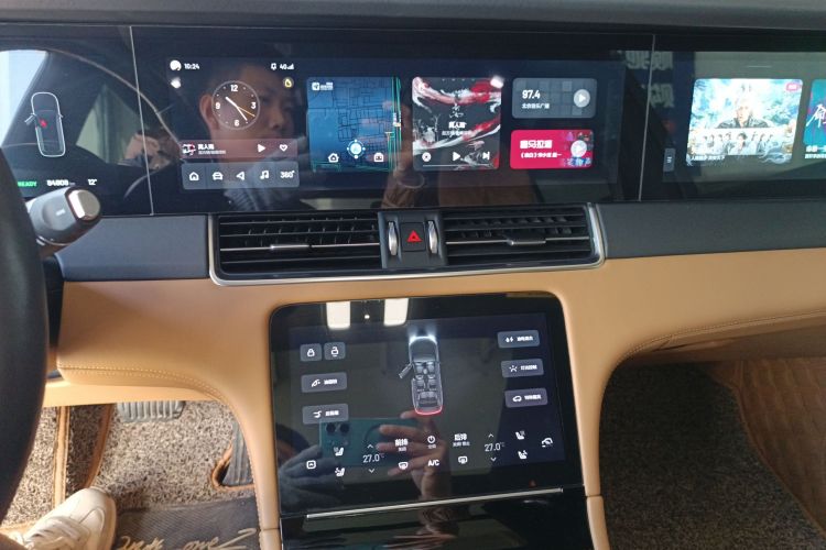 Used Li Auto ONE 2020 Extended-Range 6-Seater Version Audio And AC Panel