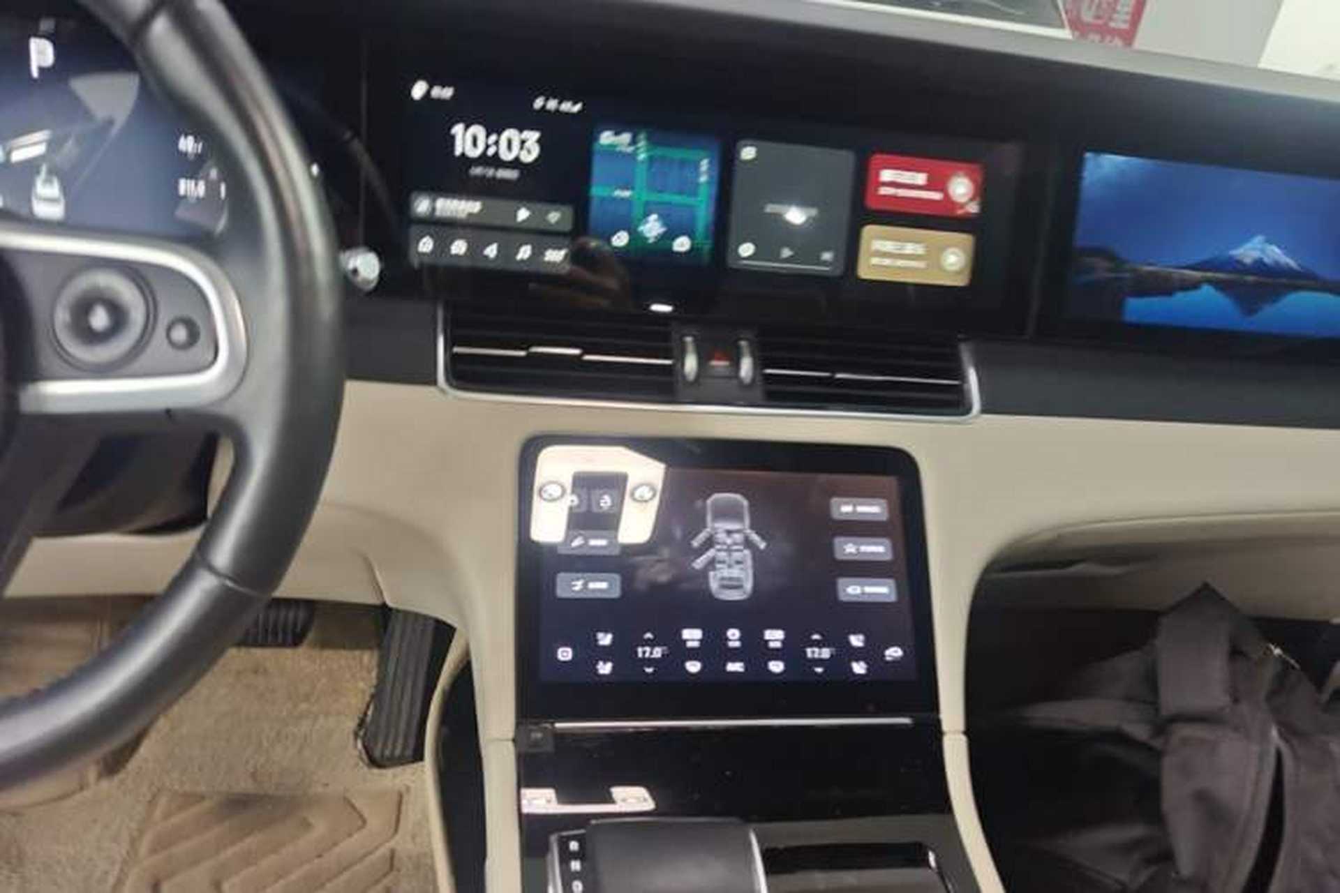 Used Li Auto ONE 2020 Extended-Range 6-Seater Version Audio And AC Panel