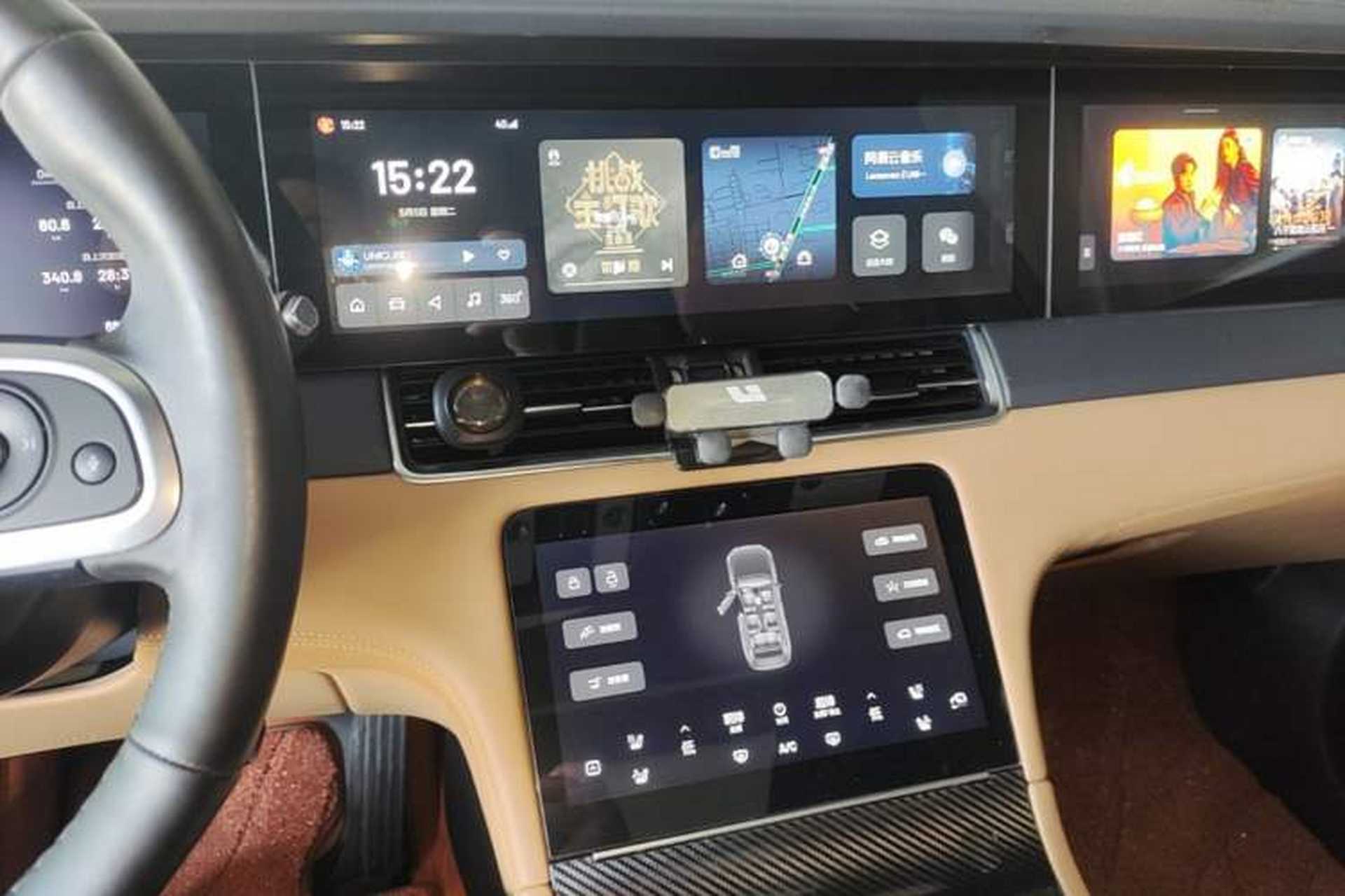 Used Li Auto ONE 2020 Extended-Range 6-Seater Version Audio And AC Panel