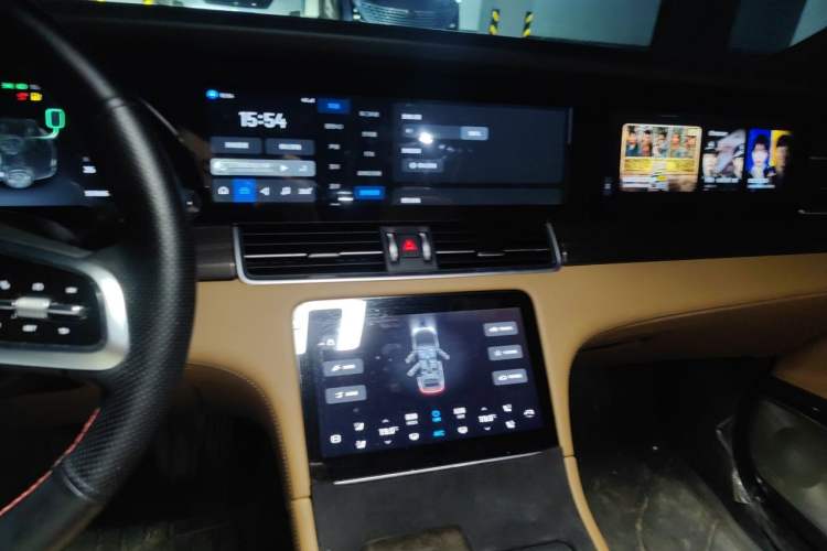 Used Li Auto ONE 2020 Extended-Range 6-Seater Version Audio And AC Panel