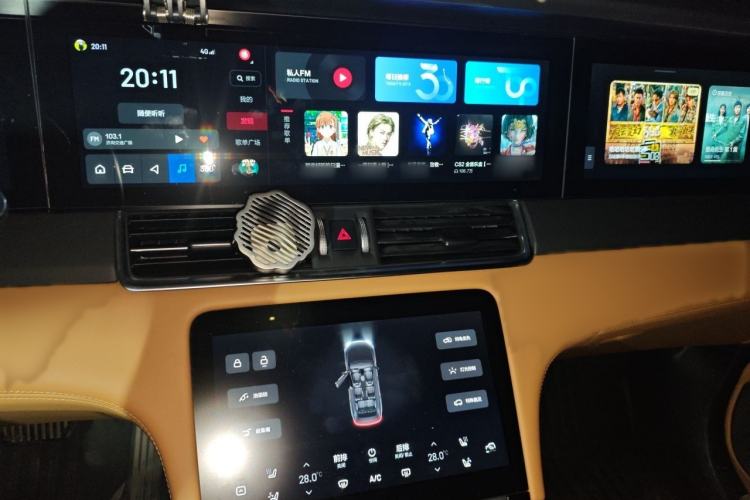Used Li Auto ONE 2020 Extended-Range 6-Seater Version Audio And AC Panel