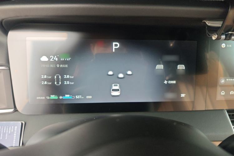 Used Li Auto ONE 2020 Extended-Range 6-Seater Version Instrument Cluster