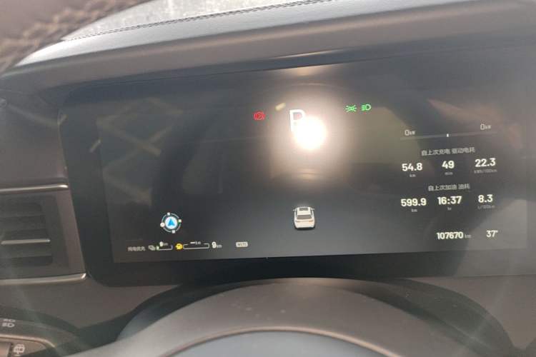 Used Li Auto ONE 2020 Range-Extended 7-Seater Version Instrument Cluster