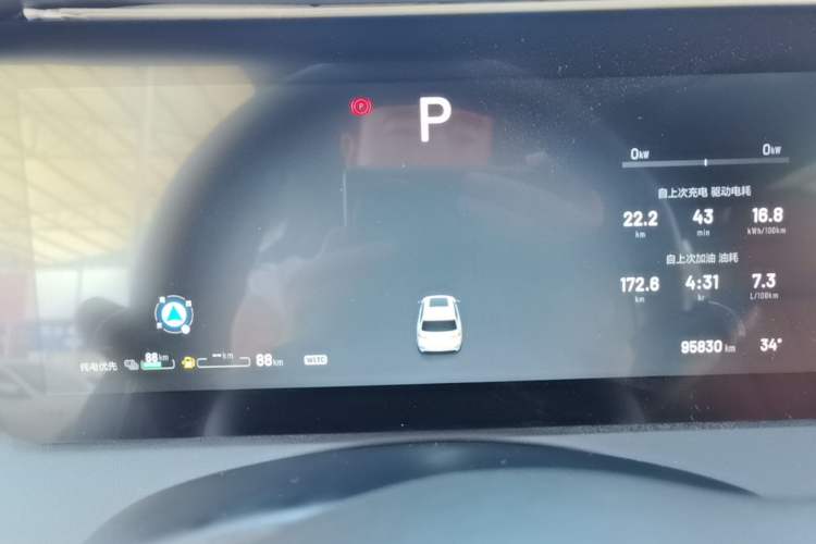Used Li Auto ONE 2020 Extended-Range 6-Seater Version Instrument Cluster