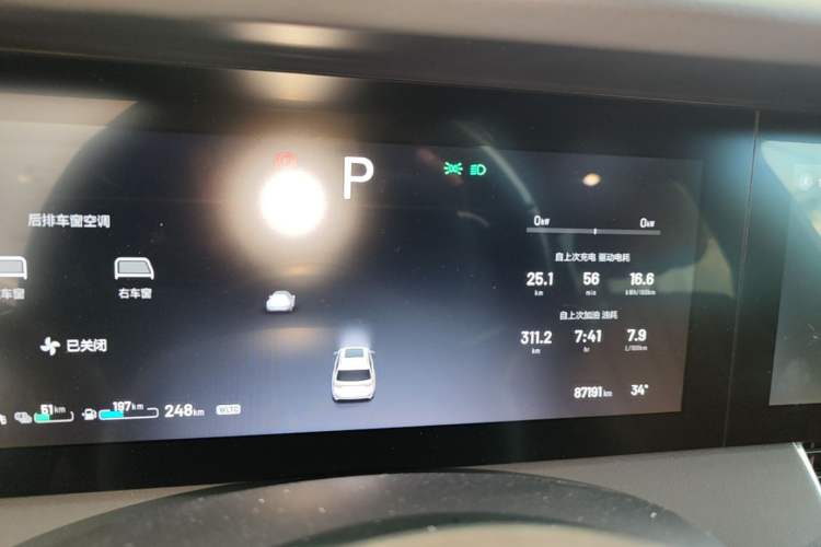 Used Li Auto ONE 2020 Extended-Range 6-Seater Version Instrument Cluster