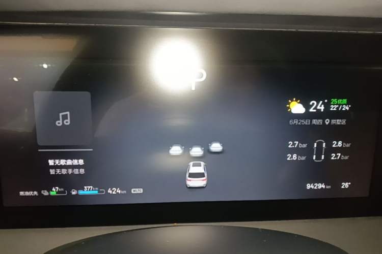 Used Li Auto ONE 2020 Extended-Range 6-Seater Version Instrument Cluster