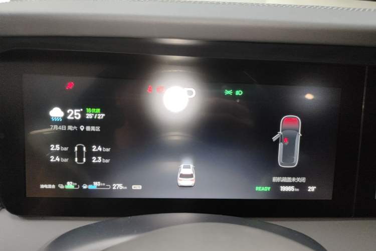 Used Li Auto ONE 2020 Extended-Range 6-Seater Version Instrument Cluster
