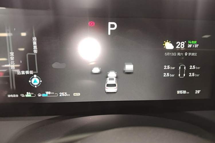 Used Li Auto ONE 2020 Extended-Range 6-Seater Version Instrument Cluster