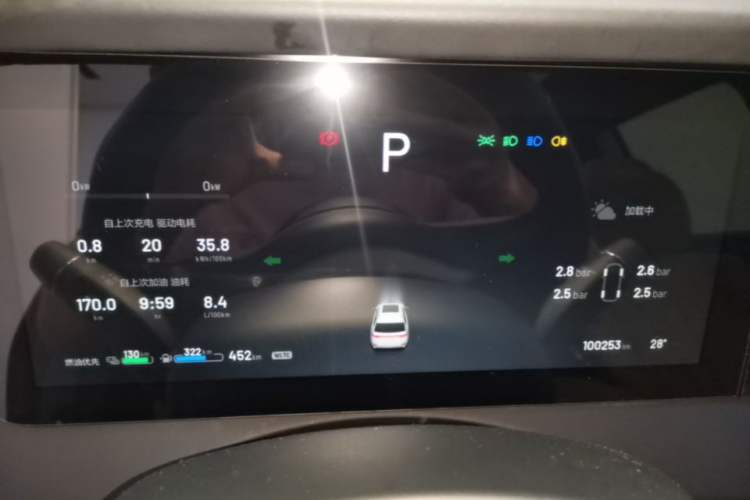 Used Li Auto ONE 2020 Extended-Range 6-Seater Version Instrument Cluster