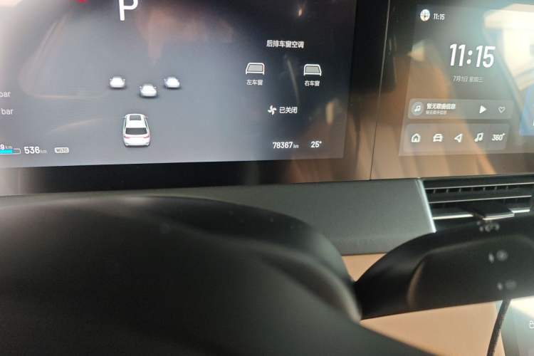 Used Li Auto ONE 2020 Extended-Range 6-Seater Version Odometer Close Up