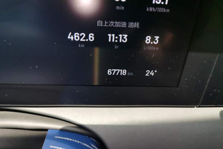 Used Li Auto ONE 2020 Extended-Range 6-Seater Version Odometer Close Up